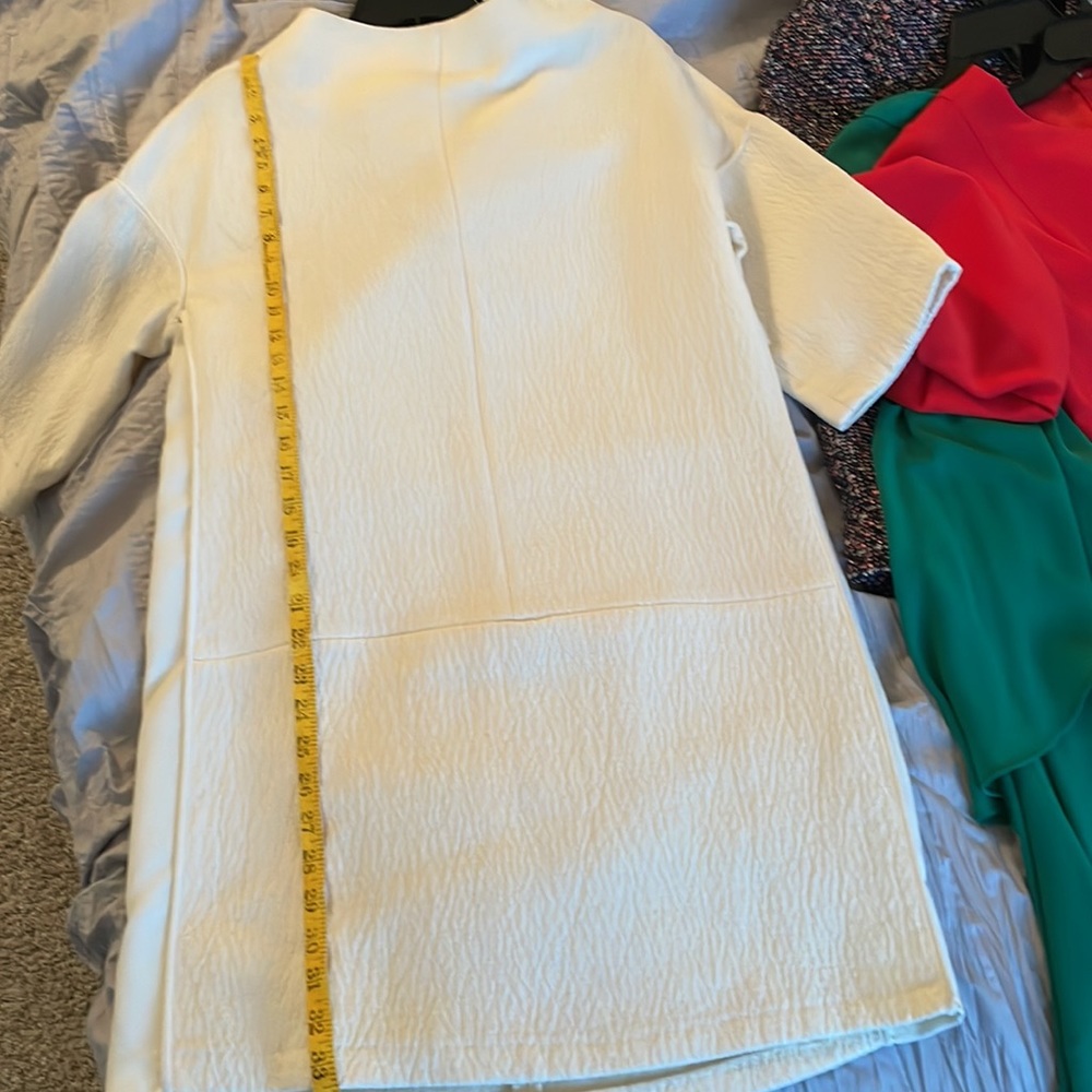 ZARA cream short classy dress